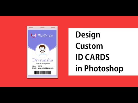 Company ID Card Design with Photoshop | School I Cards | Business ID cards | WebDLabs Company ID Card Design with Photoshop | School I Cards | Business ID cards | WebDLabs