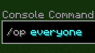 I abused every command in Minecraft…