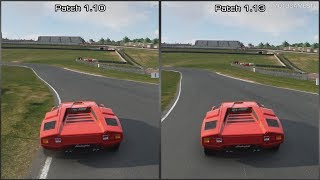 Gran Turismo Sport - Patch 1.10 vs 1.13 - Lamborghini Countach LP400 Sound Comparison