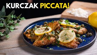 Genialny KURCZAK PICCATA w sosie cytrynowym! 🍋 Domowy obiad | Pascal Brodnicki