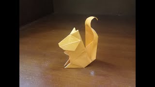How To Make a Paper Origami Squirrel Easy - Origami Animals