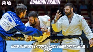 ADAMIAN ARMANА ДАМЯН АРМАН (RUS)- Gold Medalist (-100kg) -Abu Dhabi Grand Slam 2023-柔道