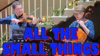 All The Small Things - Blink 182 Violin & Cello Cover Live at Norwood Park