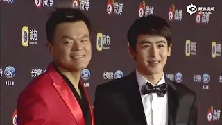 160107 Nichkhun and J.Y.Park Red Carpet Cut at \