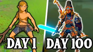 I Spent 100 Days in Zelda Breath of the Wild, Here's What Happened