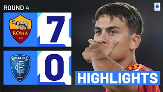 Roma-Empoli 7-0 | Roma Giallorossi cruise to massive win: Goals & Highlights | Serie A 2023/24