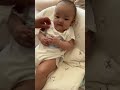 中秋小宝摇一摇，开心极了 #baby #cute #cutebaby #newbornbaby