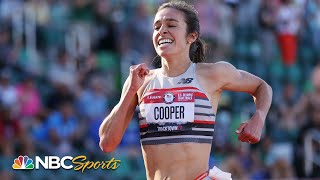 Abbey Cooper drops the field, chases down Olympic standard in incredible 5K trials heat | NBC Sports