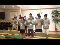 2014夏季短期宣教活動歓迎会賛美