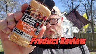 Weber Flavor Bomb Burger Seasoning Review @GrillwithWeber