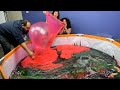 Mixing all Our Giant Slimes 1,000+ pounds of Slime - Biggest Slime Smoothie Ever