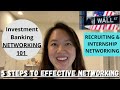 Investment Banking NETWORKING 101 | 5 Step Guide to Networking in IB