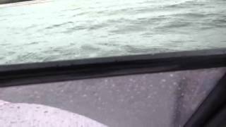 Kapten boat collar in action on fibreglass boat