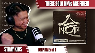 Stray Kids DEEP DIVE - 'HOP' & Solo M/Vs | FULL HIPTAPE REACTION