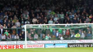 Yeovil sing along pre-match for the visit of AFC Bournemouth