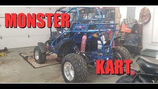 I bought a Go-Kart project.  Carter Bros. GTR 300  [It's HUGE!]