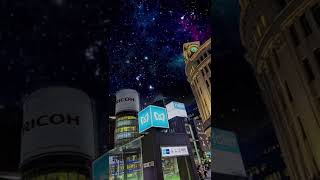 素敵なTOKYO銀座の夜空（チャンネル登録よろしくお願い致します！！）