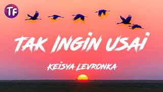 Keisya Levronka Tak Ingin Usai Lyrics
