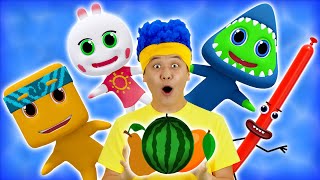 Clap-Clap for Every Syllable - Learning Fruits | D Billions Kids Songs