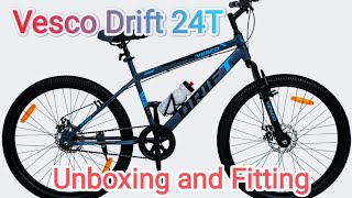 Vesco Drift 24T MTB Cycling Unboxing and Fitting #cycling #unboxing #review