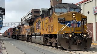 Amtrak and Union Pacific Action at Oakland Jack London Square