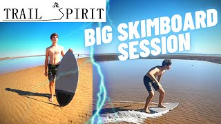 BIG SKIMBOARD SESSION EDIT ON ÎLE d'OLERON 🔥|| Fort Boyard || Radbug 900 || Trail Spirit