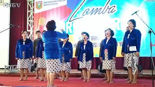 Wow Juara 1... Lomba Paduan Suara : Mars Koperasi