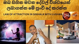 ඔබ සිහින මවන දේවල් විශ්වයෙන් ලබාගන්න මේ පුංචි දේ කරන්න. : Law Of Attraction In Sinhala .