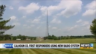 Calhoun County first responders using new radio system