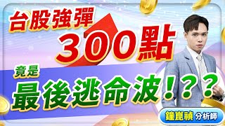 【盤後】【台股強彈３００點 竟是最後逃命波！？？】股市貴公子 鐘崑禎分析師 2025.03.12