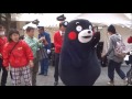 くまモン　ゴロッと前転　 2015.10.25　城北祭