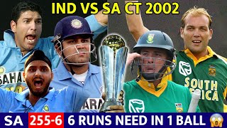 INDIA VS SOUTH AFRICA SEMI FINAL CHAMPIONS TROPHY | MATCH 2002 FULL HIGHLIGHTS| MOST SHOCKING EVER🔥😱