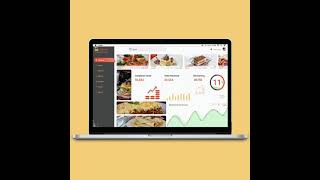 Food ordering admin Dashboard UI design