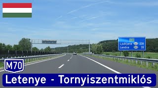 M70 Letenye - Tornyiszentmiklós in Hungary