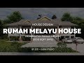 REKABENTUK RUMAH BANGLO 1 TINGKAT (TINGGI) | RUMAH MELAYU HOUSE by ZIZI + EUDA STUDIO (HOUSE DESIGN)