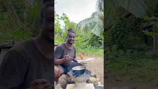 Outdoor Cooking Jamaica | Eggs \u0026 Crispy Hash Browns #shorts #outdoorcooking #food