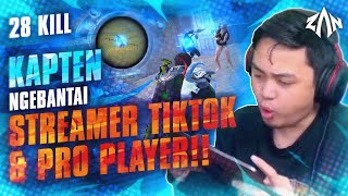 Ketemu Streamer Tiktok & Pro player, Kapten Bantai Semua. 28 Kill | PUBG Mobile Indonesia