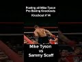 Mike Tyson 14th Career Knockout - Mike Tyson vs Sammy Scaff #boxing #sports #shorts #game #miketyson