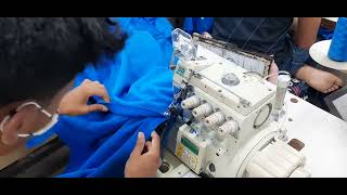 Sleeve Join by Overlock Machine