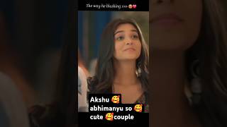 Akshu ..😘.abhimanyu #...🥰 Nice..🤗 couples