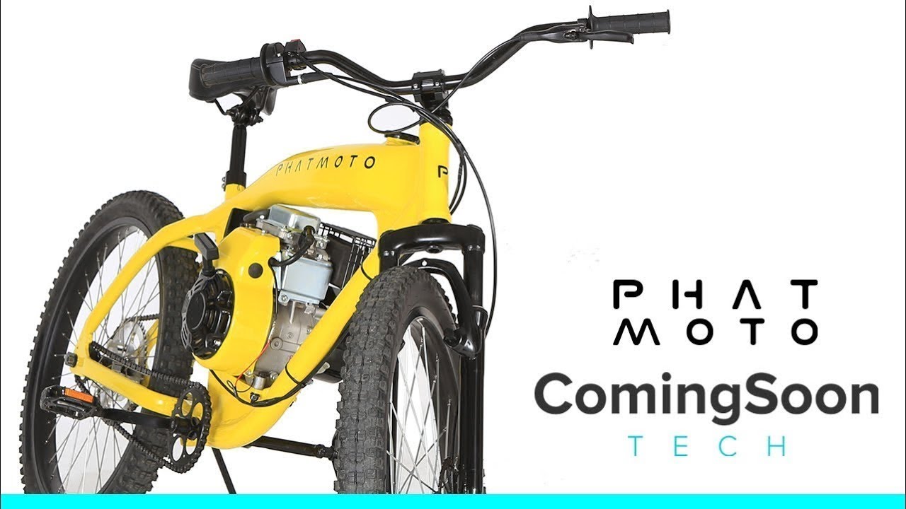 PHATMOTO™ Rover 2023 79cc Motorized Bicycle 7-Speed (Yellow) | Lupon.gov.ph