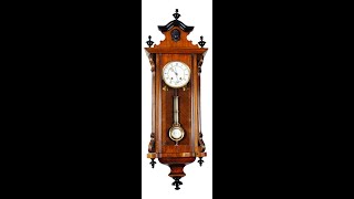 #1892 by #Lenzkirch Antique German Mechanical Wooden Wall Clock with pendulum #AntiqueClocksDepot