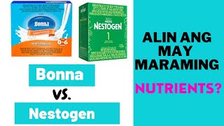 Bonna vs Nestogen 0-6 Months | Alin Ang May Maraming Nutrients? Formula Milk for Baby 0-6 Months