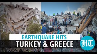 Building collapses as earthquake hits Turkey & Greece; 4 killed, 120 injured