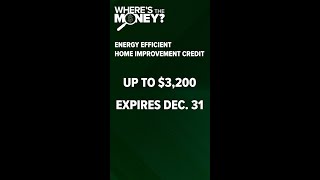 Energy efficient home improvement credit expires Dec. 31