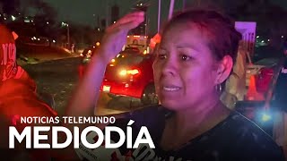 "La gente quedó enterrada": relatos tras el colapso del escenario en México | Noticias Telemundo