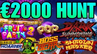 €2000 BONUS HUNT!! 🎢🤞🎰