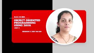 DAY 16 | III SEM | B.C.A | OBJECT ORIENTED PROGRAMMING WITH JAVA | MULTITHREADED PROGRAMMING | L2