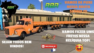 ETS2 MAPA EBR ATUALIZADO 1.53 CONTINUANDO NOSSAS VIAGENS NESSE BRUTO SCÂNIA 111