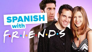 Ross meets Rachel's new boyfriend (Learn Spanish with Friends)